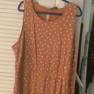 Female dress popadot